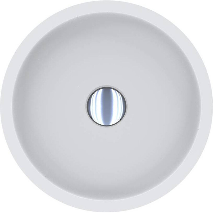 Раковина Miraggio Mark 375 Miramarble Matt 0002678 (37 см, белая матовая, чаша), Доступные размеры: 38 x 38, Технология производства: Miramarble Matt, Цвет производителя: белый матовый, фото 2