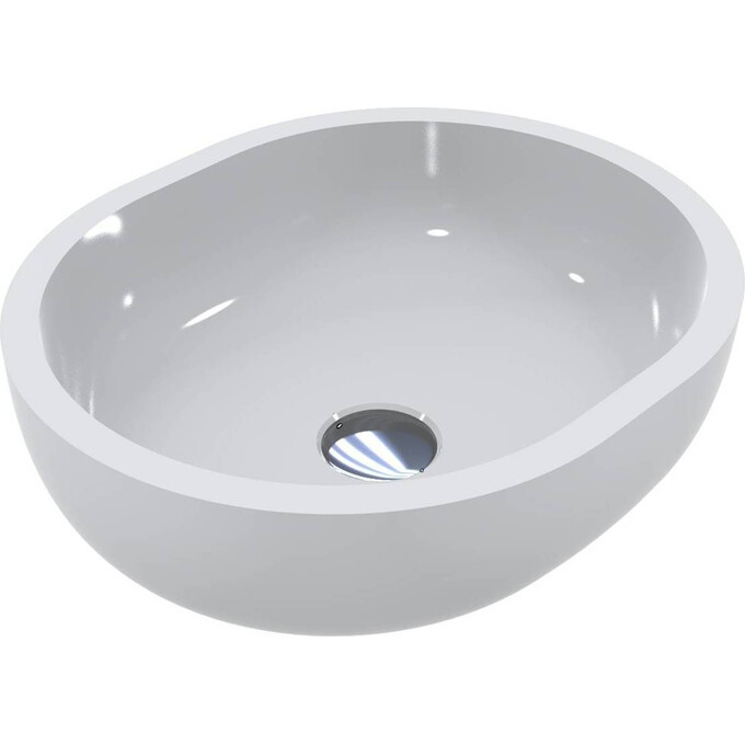 Раковина Miraggio Mark 425 Miramarble 0002682 (42x36 см, чаша), Доступные размеры: 43 x 36, Технология производства: Miramarble, Цвет производителя: белый глянец, фото 