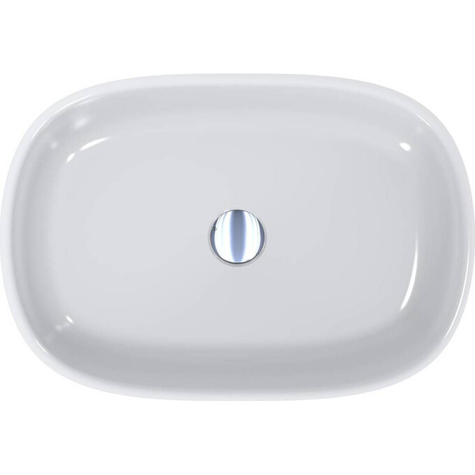 Раковина Miraggio Santorini Miramarble 0001759 (60x41 см, чаша), Технологія виробництва: Miramarble, Колір виробника: білий глянець, фото , изображение 3