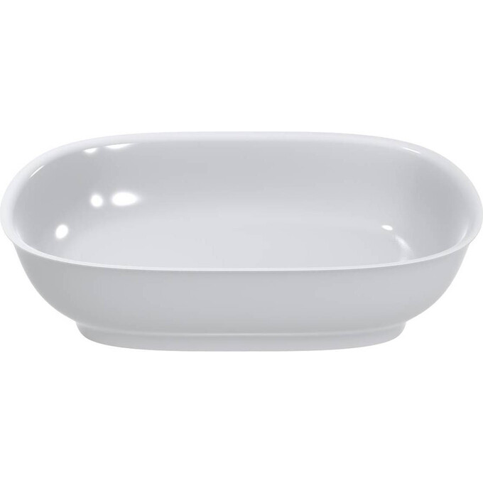 Раковина Miraggio Santorini Miramarble 0001759 (60x41 см, чаша), Технологія виробництва: Miramarble, Колір виробника: білий глянець, фото , изображение 4