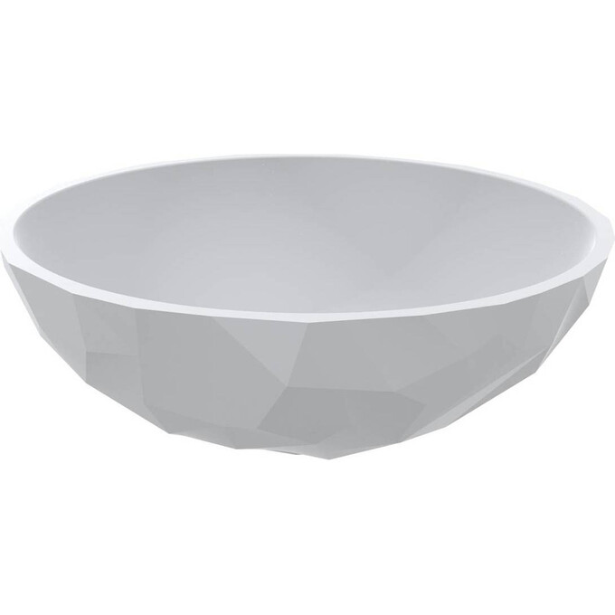 Раковина Miraggio Sapfire Miramarble Matt 0002255 (42x42 см, белая матовая, чаша), Технология производства: Miramarble Matt, Цвет производителя: белый матовый, фото 