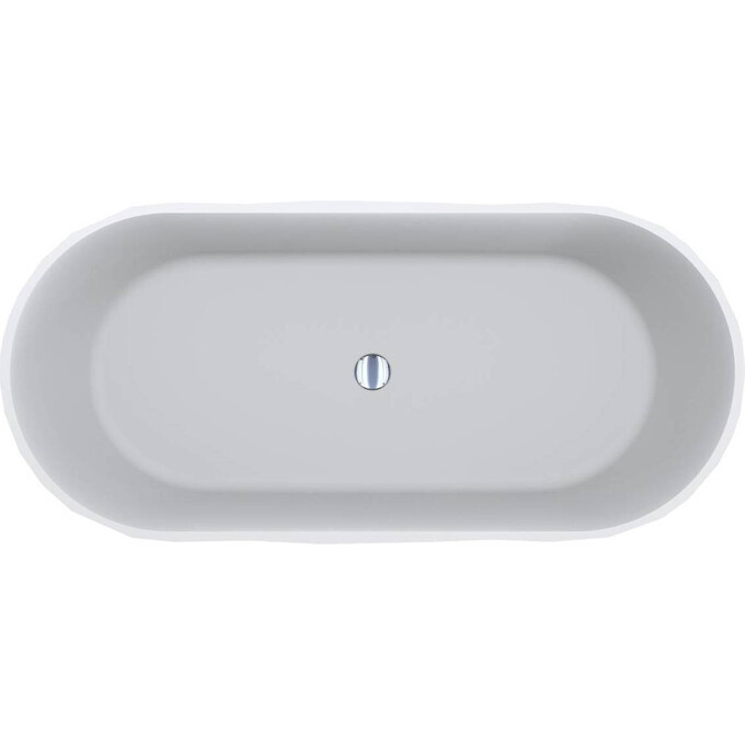 Мраморная ванна Miraggio с Miramarble Matt 0002251 (165x76 см, белая матовая, отдельностоящая), Технология производства: Miramarble Matt, Цвет производителя: белый матовый, фото 2