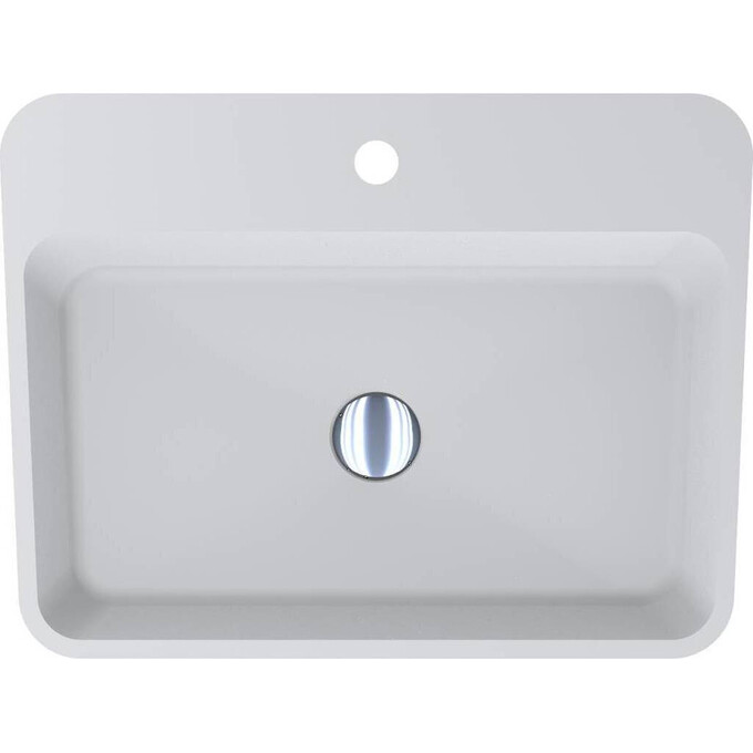 Раковина Miraggio Sun Miramarble Matt 0002391 (60x45 см, біла матова, підлогова), Технологія виробництва: Miramarble Matt, Колір виробника: білий матовий, фото , изображение 3