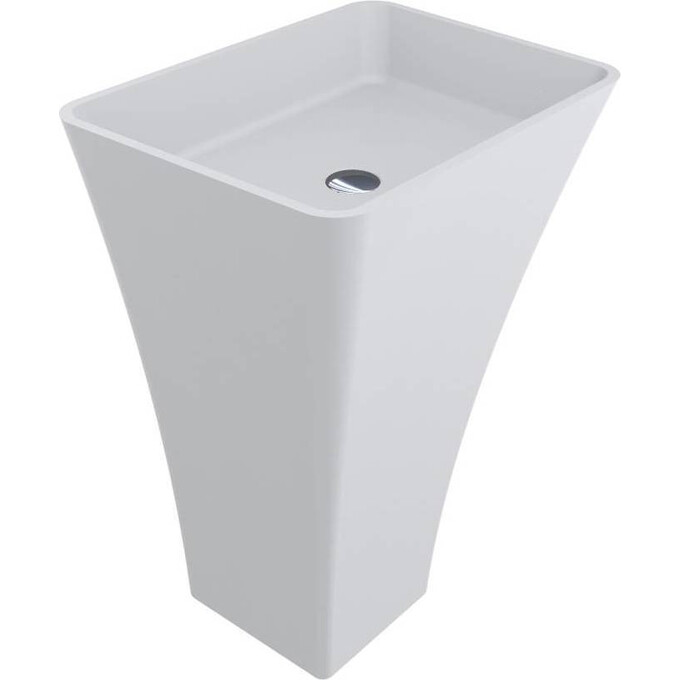 Раковина Miraggio Sunny Mirasoft 0001513 (60x45 см, белая матовая, напольная), Технология производства: Mirasoft Technology, Цвет производителя: белый матовый, фото 