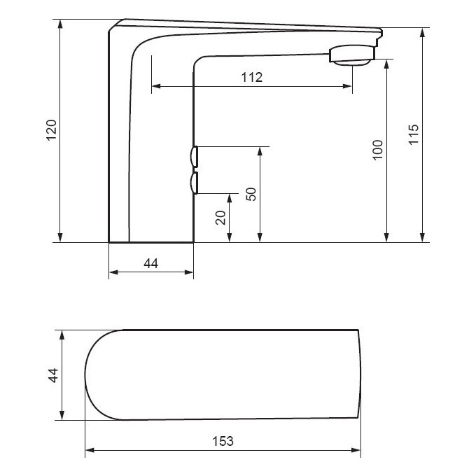 Смеситель для умывальника Damixa Origin Evo 2 780290300 (черный матовый, сенсорный), фото 4
