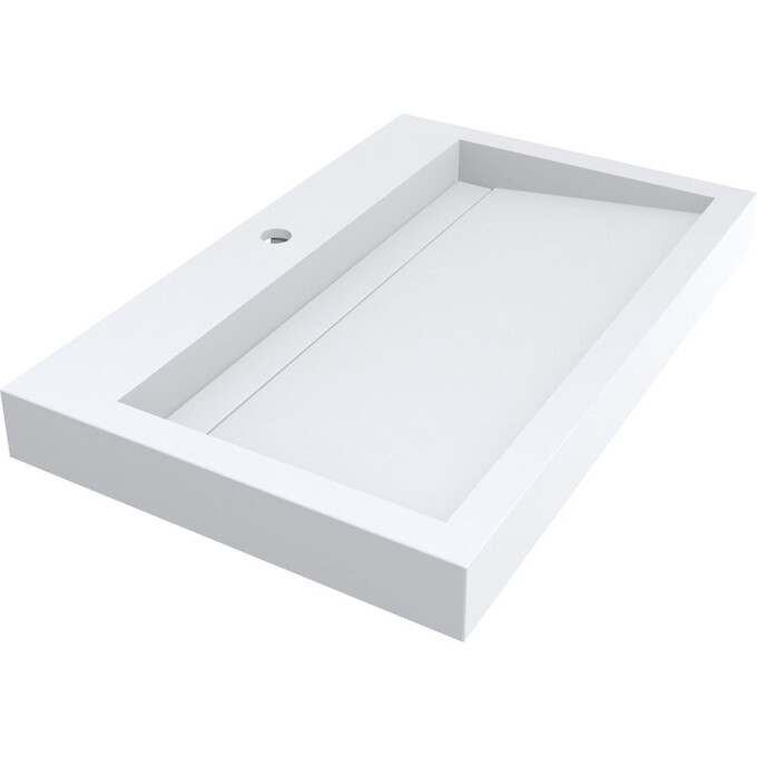 Раковина Miraggio Agness 750 Mirasoft 0001058 (75x47 см, біла матова), Доступні розміри: 75 x 48, Технологія виробництва: Mirasoft Technology, Колір виробника: білий матовий, фото 