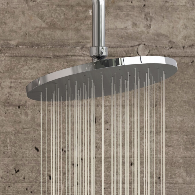 Душевая система Damixa Jupiter 977730000 (с изливом и полочкой), Цвет производителя: хром, фото 4