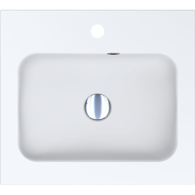 Раковина Miraggio Della 500 Mirasoft 0001068 (50x45 см, белая матовая), Доступные размеры: 50 x 45, Технология производства: Mirasoft Technology, Цвет производителя: белый матовый, фото 3