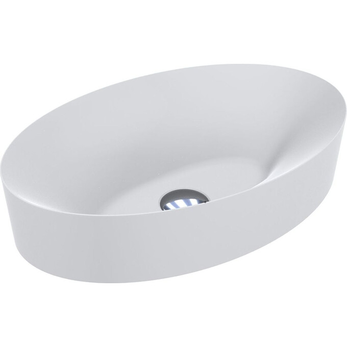 Раковина Miraggio Eva Mirasoft 0001080 (50x32 см, біла матова), Технологія виробництва: Mirasoft Technology, Колір виробника: білий матовий, фото 