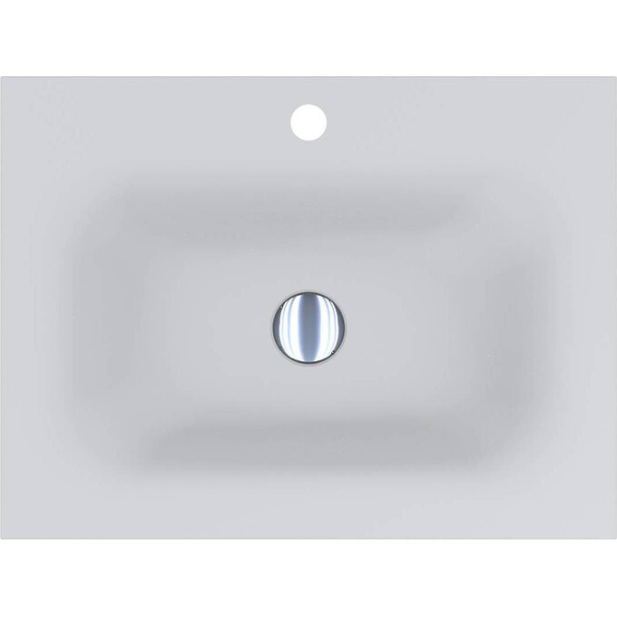 Раковина Miraggio Jessel 600 Mirasoft 0001088 (60x45 см, біла матова), Доступні розміри: 60 x 45, Технологія виробництва: Mirasoft Technology, Колір виробника: білий матовий, фото , изображение 3