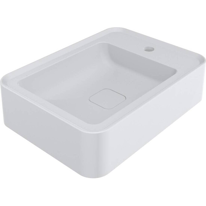 Раковина Miraggio Marrakesh 380 Miramarble Matt 0000935 (38x51 см, біла матова), Доступні розміри: 51 x 38, Технологія виробництва: Miramarble Matt, Колір виробника: білий матовий, фото 