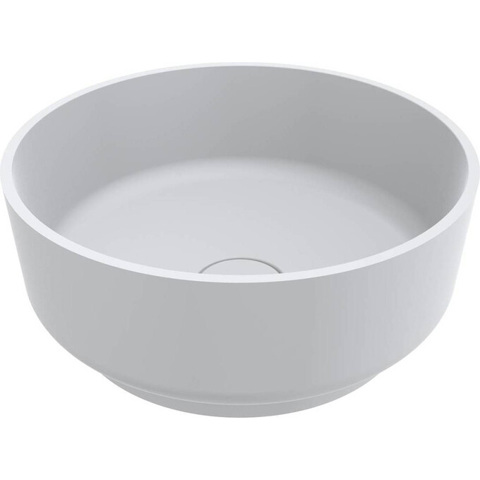 Раковина Miraggio Marta 420 Mirasoft 0001105 (42 см, біла матова, чаша), Доступні розміри: 42 x 42, Технологія виробництва: Mirasoft Technology, Колір виробника: білий матовий, фото 