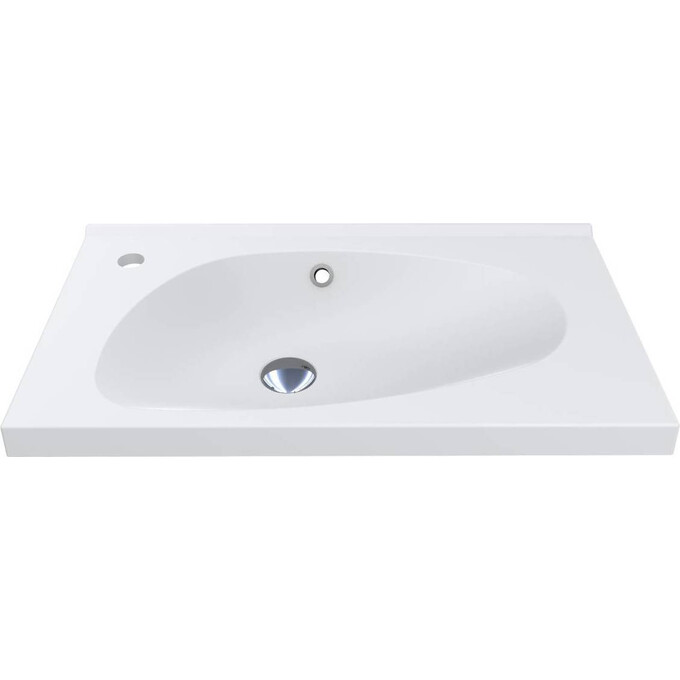 Раковина Miraggio Titania Mirasoft 0001121 (69x39 см, белая матовая), Технология производства: Mirasoft Technology, Цвет производителя: белый матовый, фото 2