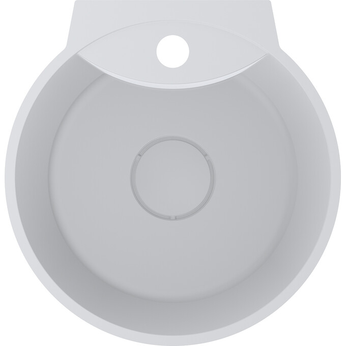 Раковина Miraggio Smart Mirasoft 0001118 (36x37 см, біла матова), Технологія виробництва: Mirasoft Technology, Колір виробника: білий матовий, фото , изображение 3