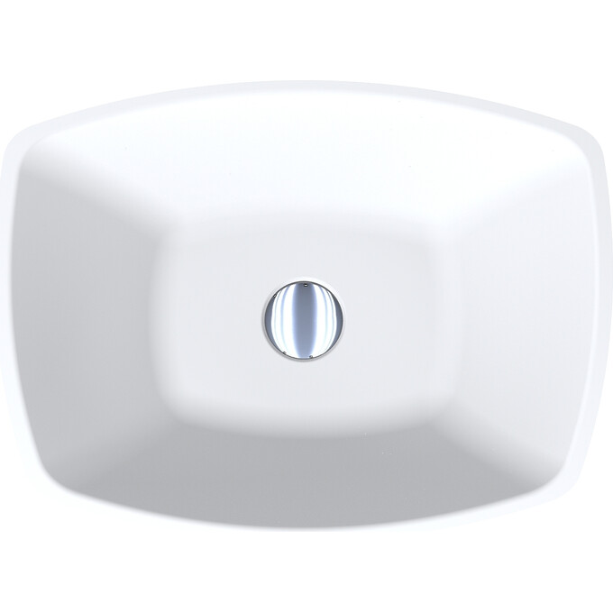 Раковина Miraggio Lex S Mirasoft 0001021 (55x40 см, белая матовая, чаша), Технология производства: Mirasoft Technology, Цвет производителя: белый матовый, фото 3