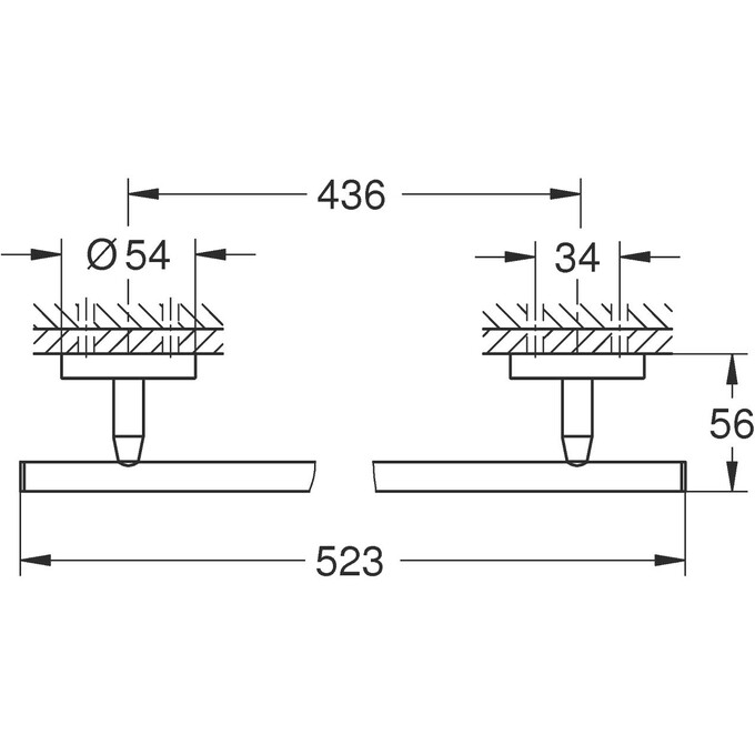 Тримач для рушників Grohe QuickFix Start Cosmopolitan 41166000, фото , изображение 7