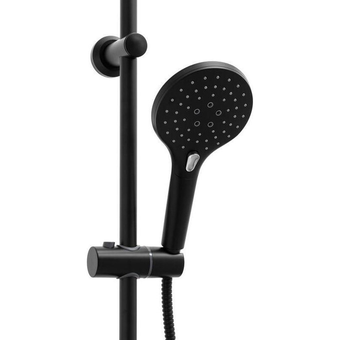 Термостатическая душевая система Yoka Bergen 25 Black BP.BERGEN-THERM-25-BLK (черная), фото 7