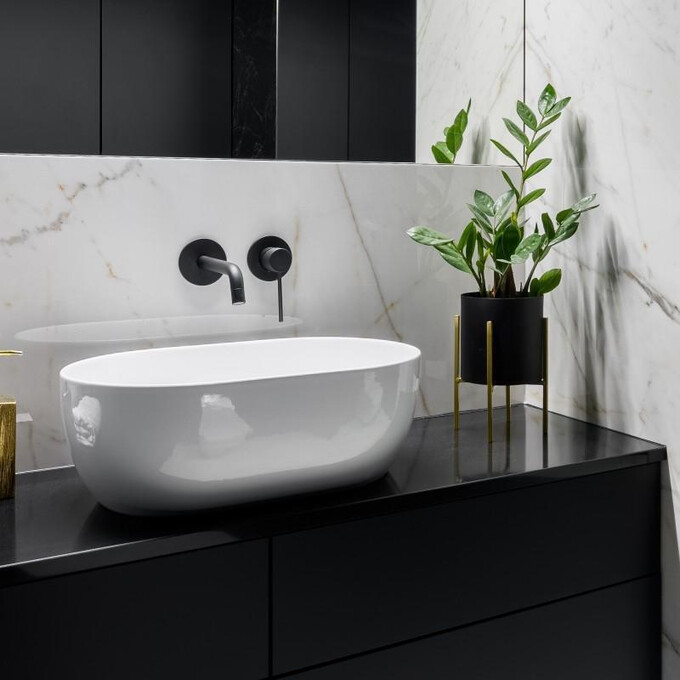 Змішувач прихованого монтажу для умивальника Yoka Eden Black BU.EDEN-BLK (чорний, внутрішня частина в комплекті), Колір виробника: чорний, фото , изображение 3