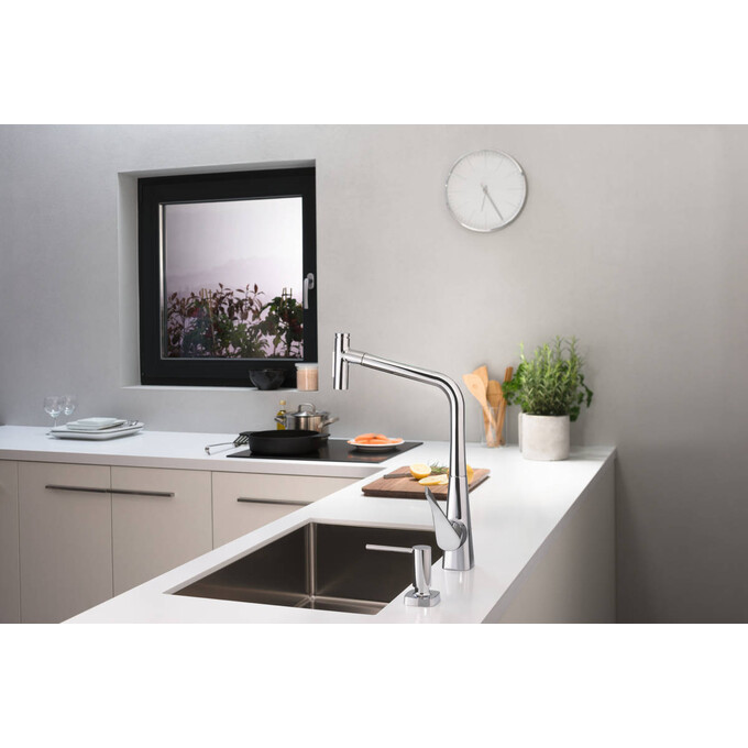 Кухонна дошка Hansgrohe F15 Dark Walnut 40960000 (темний горіх), фото , изображение 7
