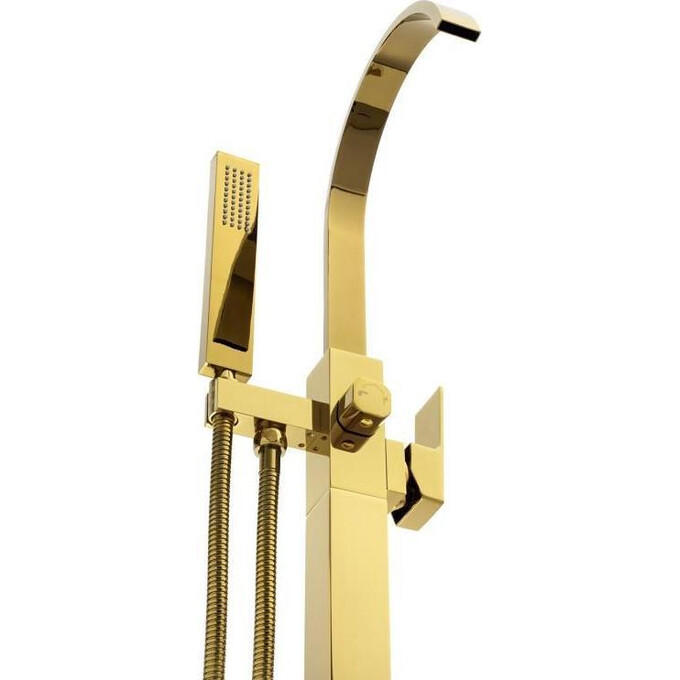 Змішувач для ванни Yoka Enzo Gold BS.ENZO-GLD (золотий, підлоговий), Колір виробника: золото, фото , изображение 5