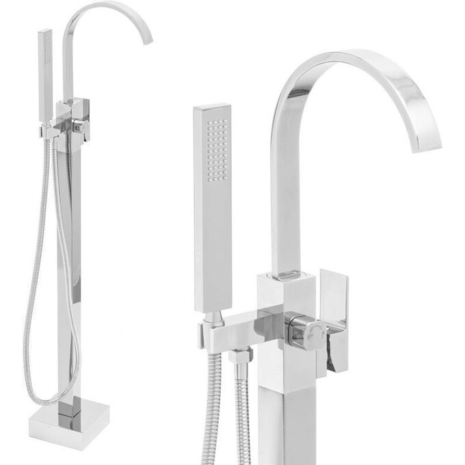 Змішувач для ванни Yoka Enzo Chrom BS.ENZO (підлоговий), Колір виробника: хром, фото 