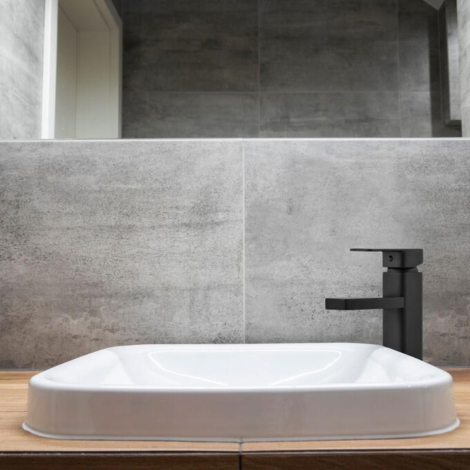 Змішувач для раковини Yoka Seto 24 Black BU.SETO 24 BLK (чорний), фото , изображение 2