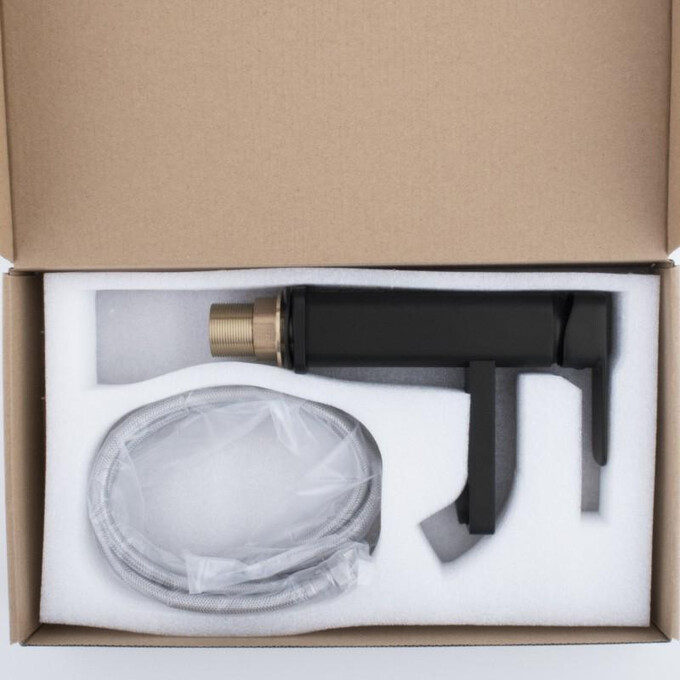 Змішувач для раковини Yoka Seto 24 Black BU.SETO 24 BLK (чорний), фото , изображение 9