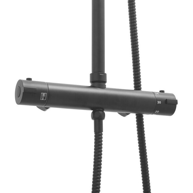 Термостатическая душевая система Yoka Bodo 23 Black BP.BODO-THERM-23-BLK (черная), фото 6
