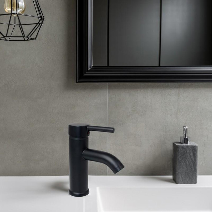 Змішувач для раковини Yoka Spa 24 Black BU.SPA-24-BLK (чорний), Колір виробника: чорний, фото , изображение 2