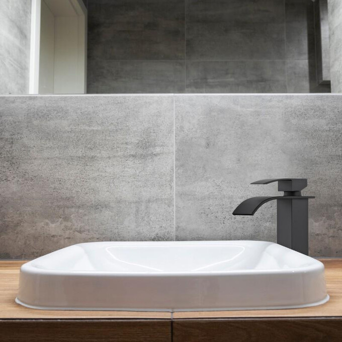 Змішувач для раковини Yoka Niagara 24 Black BU.NIAGARA 24-BLK (чорний, з каскадним виливом), Колір виробника: чорний, фото , изображение 2