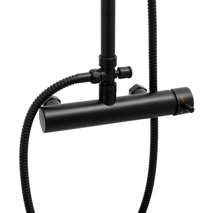 Душова система Yoka Flova 25 Black Matt BP.FLOVA 25 BLK (чорна матова), фото , изображение 5