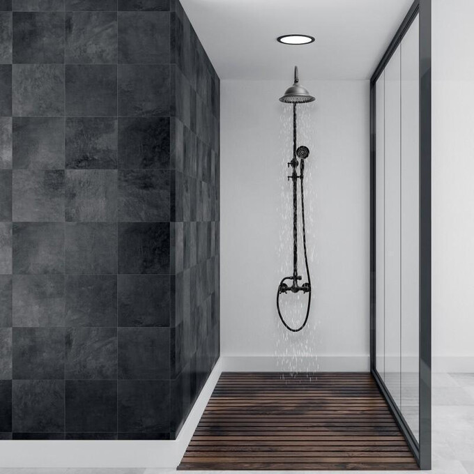 Душова система Yoka Dixi Black Matt BP.DIXI BLK (чорна матова), фото , изображение 3