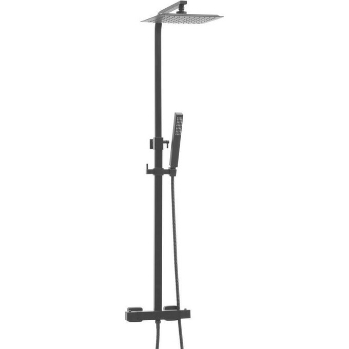 Термостатическая душевая система Yoka Gira 25 Black Matt BP.GIRA-THERM-25-BLK (черная матовая), Цвет производителя: черный матовый, фото 