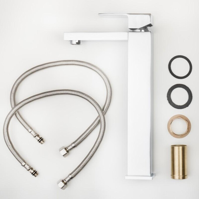 Змішувач для раковини Yoka Gappo 36 Chrome BU.GAPPO 36 (високий), Колір виробника: хром, фото , изображение 7