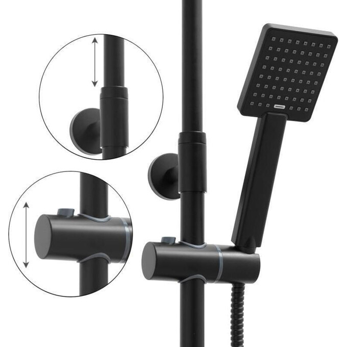 Душова система Yoka Flova 20 Black BP.FLOVA 20 BLK (чорна), фото , изображение 8