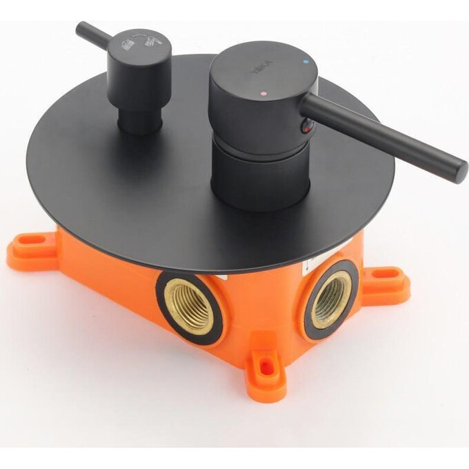 Душевая система скрытого монтажа Yoka Studio Black Matt BP.STUDIO 30 BLK (черная матовая), фото 6