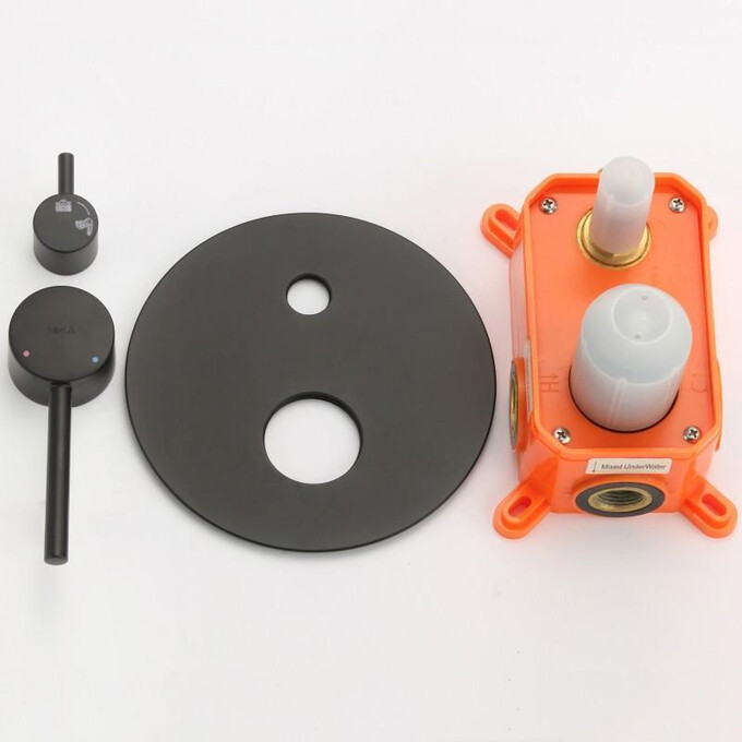 Душевая система скрытого монтажа Yoka Studio Black Matt BP.STUDIO 30 BLK (черная матовая), фото 7