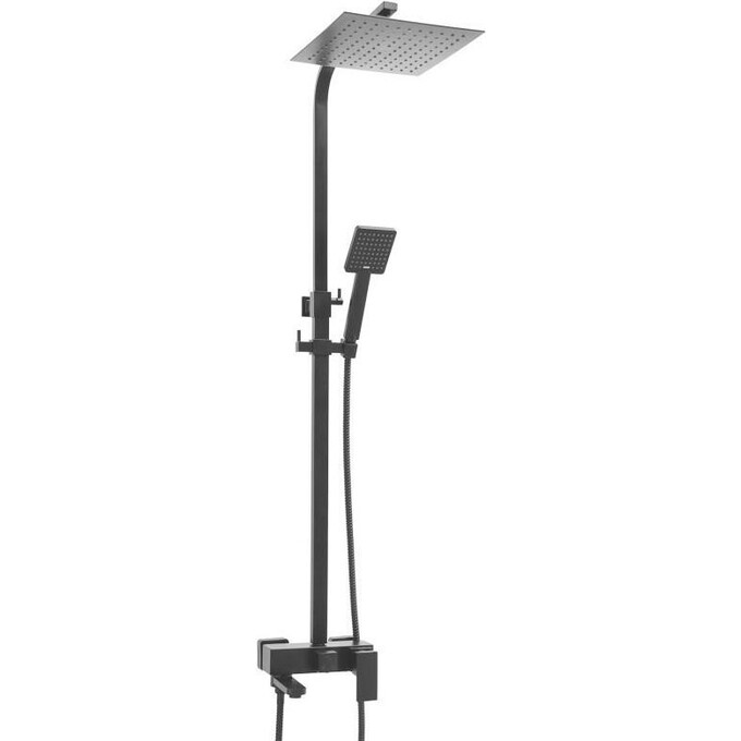 Душова система Yoka Cube 25 Black BP.CUBE-25-BLK (чорна, з виливом), Колір виробника: чорний, фото 