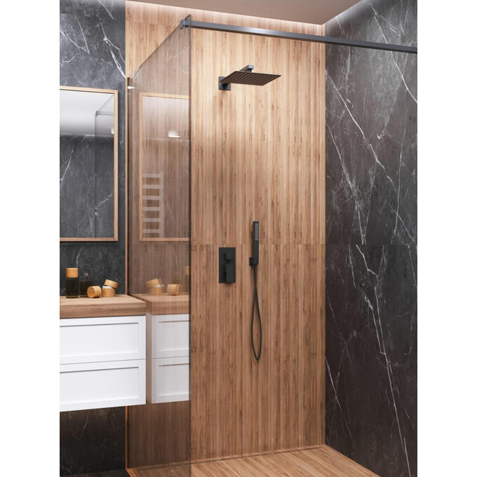 Душевая система скрытого монтажа Corsan Adour Black Z01MBL (черная), Цвет производителя: черный, фото 2