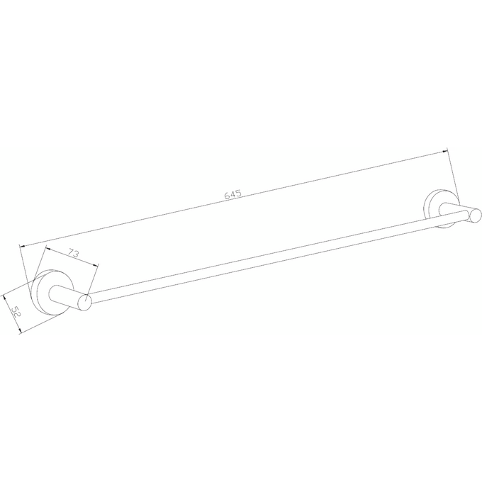 Рушникотримач Mexen Remo Gold MEX-7050724-50 (золотий), Колір виробника: золото, фото , изображение 2