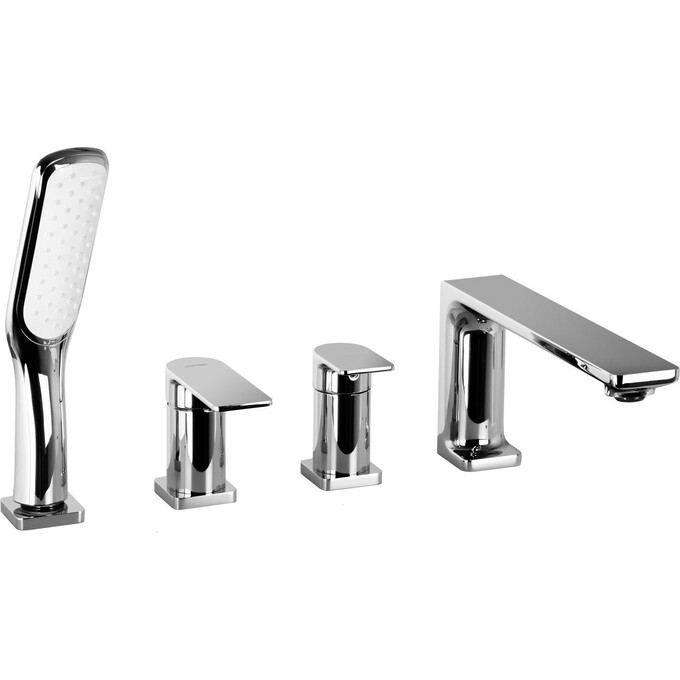 Смеситель на борт ванны Corsan Trino Chrome CMB7142CH (на четыре отверстия), Цвет производителя: хром, фото 