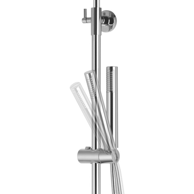 Душевая система Corsan Lugo Chrome CMN01MCHW (с изливом), фото 4