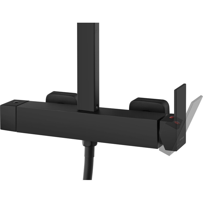 Душевая система Corsan Ango Black Matt CMN02MBL (черная матовая), фото 4