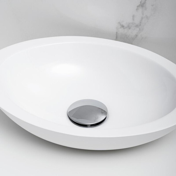 Донний клапан Yoka Klik-Klak Chrome BK.POP-14-BP-CHR (без переливу), Колір виробника: хром, фото , изображение 2