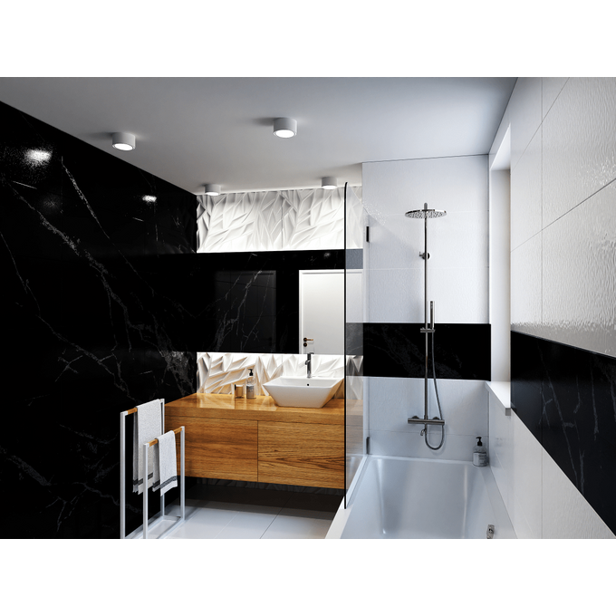 Термостатическая душевая система Corsan Lugo Chrome CMN01TCHW (с изливом), фото 3