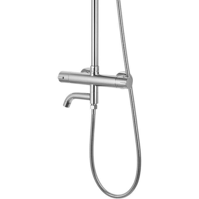 Термостатическая душевая система Corsan Lugo Chrome CMN01TCHW (с изливом), фото 4
