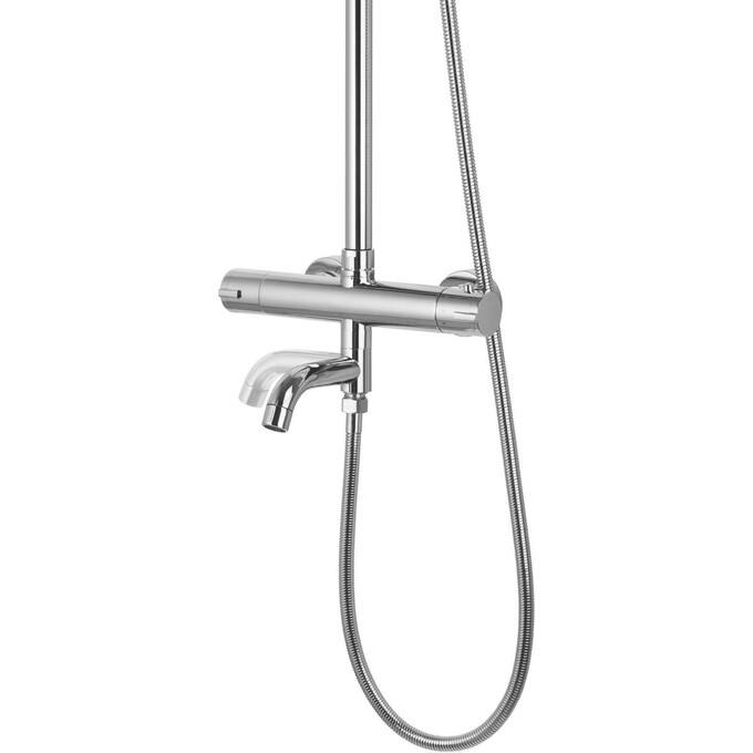 Термостатическая душевая система Corsan Lugo Chrome CMN01TCHW (с изливом), фото 5
