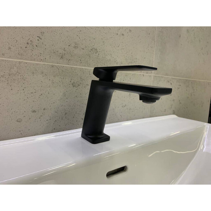 Смеситель для раковины Corsan Trino Black Matt CMB7111BL (черный матовый), Цвет производителя: черный матовый, фото 4