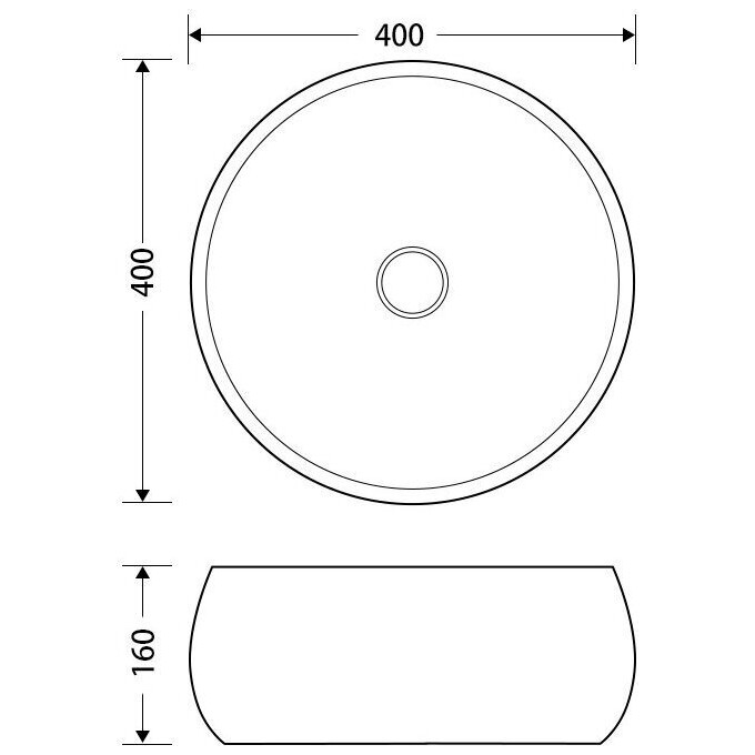 Раковина Corsan Emilia MU404016WH (649926, 40 см, чаша), фото 4