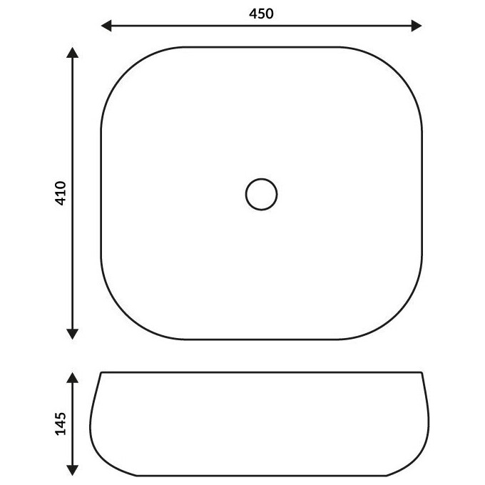 Раковина Corsan Elza 649933 (45x41 см, чаша), фото , изображение 5